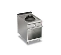 Cuisinière Wok à Gaz 1 feu sur placard ouvert P 700 10 kW