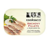 Cuisiniers & Co filets d'anchois à l'huile de tournesol (liste 365g) - Paquet de 6