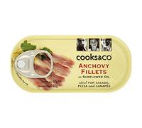 Cuisiniers & Co filets d'anchois à l'huile de tournesol (liste 50g) - Paquet de 6