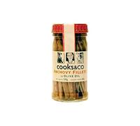 Cuisiniers & Co filets d'anchois à l'huile d'olive (liste 100g) - Paquet de 2