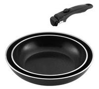 CUISINOX - AROM - Série 2 poêles 22 et 26 cm avec poignée amovible