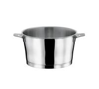 CUISINOX - Asana - Casserole inox 20 cm - 2.5L - Fond encapsulé - Compatible tous feux dont induction - Acier Inoxydable 18/10 - Finition miroir