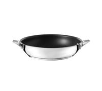 Cuisinox - Eclipse - Poêle 20 cm avec revêtement céramique - Fond encapsulé - Compatible tous feux dont induction - Acier inoxydable 18/10 - Finition miroir - Noir