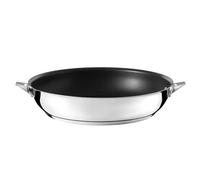 Cuisinox - Eclipse - Poêle 28 cm avec revêtement céramique - Fond encapsulé - Compatible tous feux dont induction - Acier Inoxydable 18/1 - Finition miroir
