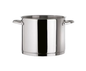 CUISINOX - Elysée - Marmite tout inox 24 cm - 7 L - Fond encapsulé - Compatible tous feux dont induction - Acier Inoxydable 18/1 - Finition miroir - Poignée Fixe