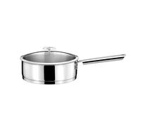 Cuisinox Elysée sauteuse 24 cm anti-adhésive avec couvercle, induction | Sauteuse 24 cm anti-adhésive avec couvercle, inox 18/10, fond encapsulé 6 mm, tous feux dont induction
