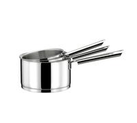 CUISINOX - Elysée - Série de 3 casseroles 16-18-20 cm (1.5L, 2.5L, 3L) tout inox - Fond encapsulé - Compatible tous feux dont induction - Acier Inoxydable 18/10 - Finition miroir - Poignée Fixe