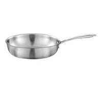 Cuisinox - Gourmet - Sauteuse 24 cm inox - Triply - Compatible tous feux dont induction - Acier Inoxydable 18/1 - Poignée Fixe - Sans PFAS, PTFE, PFOA - Made in France