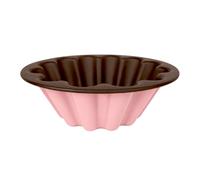 Cuisinox, Moule à brioche D20 cm en aluminium, Dolce, Rose | Aluminium recy t recyclable avec revêtement antiadhésif, Revêtement antiadhésif, Rose Hibiscus et chocolat