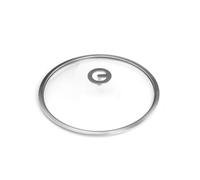 CUISINOX - Universel - Couvercle 28 cm en verre trempé et inox - Acier Inoxydable 18/10 - Finition Satiné - transparent