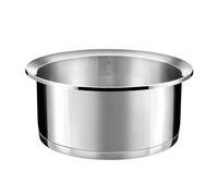 CUISINOX - Ycône - Casserole 24 cm (4.8 L) - Fond thermo diffuseur - Compatible tous feux dont induction - Acier Inoxydable 18/1 - Finition brillant - Inox - Sans PFOA, PTFE, PFAS