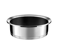 Cuisinox - Ycône - Sauteuse 24 cm avec revêtement céramique - 4.8 L - Fond thermo diffuseur - Compatible tous feux dont induction - Acier Inoxydable 18/1 - Finition miroir - Sans PFOA, PTFE, PFAS