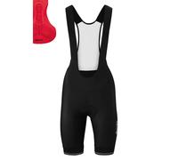 Gonso Sitivo Bib W, Cuissard court à bretelles pour femme, Avec peau de chamois Sitivo Confort, Haute élasticité et élastique en silicone antidérapant, Coupe ajustée