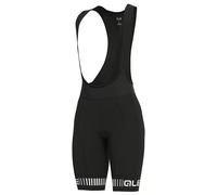 Ale Strada Bib Shorts Noir M Femme Black / White