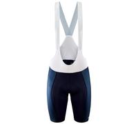 Cuissard à bretelles Pro Nano bleu foncé/blanc S