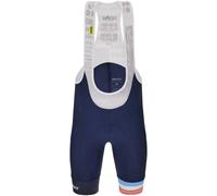 Santini Mj Mont Ventoux Bib Shorts Blanc,Bleu S Homme Nautica