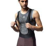 Ale Griss Cargo Bib Shorts Noir S Homme