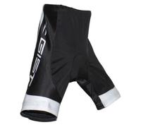 Cuissard court enfant Gist Fond Coolmax - noir/blanc - 8/10 ans - Vélo loisir 6-8 ans