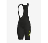 Cuissard court thermique Alé Winter noir jaune fluor - XXL