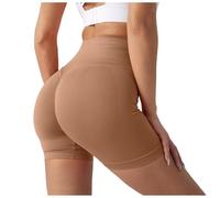 Cuissard de cyclisme pour femme, legging court invisible Scrunch Butt Lifting Gym Workout Short de sport sans couture Pantalon de yoga Push Up Booty Biker Short d'entraînement sans couture pour