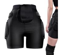 Cuissard de cyclisme rembourré, pantalon de protection des hanches, short de sport de protection des hanches | Butt Pad Guard avec taille haute élastique pour le patinage à roulettes, le skateboard