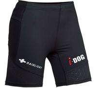 Cuissard de running femme noir ACTIV STRETCH I-DOG - RAIDLIGHT - Léger et respirant L