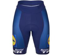 Cuissard court sans bretelles femme santini team lidl trek 2025 bleu