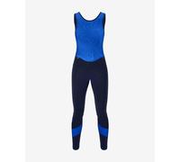 Cuissard long Santini Coral Bengal bleu électrique femme - L