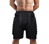 Cuissard rembourré - Protection 3D des hanches pour le cyclisme - Sous-vêtement respirant avec rembourrage en EVA robuste - Pantalon de protection idéal pour le patinage, le ski, le snowboard