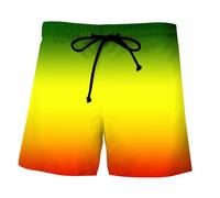 Cuissard Running Homme - Shorts De Plage Décontractés D'Été pour Hommes Pantalons Courts De Sport Légers pour Activités De Plein Air Shorts De Sport pour La Course Et L'Entraînement (Yellow XXL)
