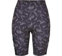 Urban Classics Leggings gris / violet / blanc cassé, Taille XS