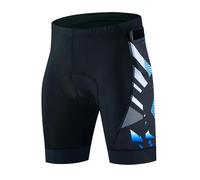 Cuissard Velo Homme Pantalon de Cyclisme Homme VTT Shorts Sport Professionnel Gel Bavoirs été vélo vêtements Bavoir Maillot vélo Accessoires (Color : Blue, Size : L)