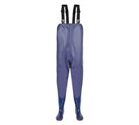 Cuissardes avec bottes pour homme - Cuissardes de pêche imperméables et respirantes à séchage rapide, combinaison de chasse à la poitrine, coupe classique, salopette légère pour la pêche à la mouche