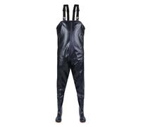 Cuissardes avec bottes pour homme - Cuissardes de pêche imperméables et respirantes à séchage rapide, combinaison de chasse à la poitrine, coupe classique, salopette légère pour la pêche à la mouche