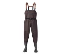 Cuissardes de pêche imperméables pour homme et femme - Cuissardes de poitrine avec bottes pour la mouche, la pêche à la carpe, la chasse, le jardinage, combinaison respirante à bretelles et vêtements