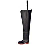 Portwest Cuissardes Waders FW71BKR45 – S5, Noir, Taille 45