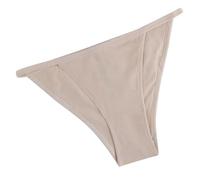Cuissardes pour femmes grande taille string bikini taille sous-vêtements coupe haute dames sous-vêtements féminins sous-vêtements sexy coton, kaki, S