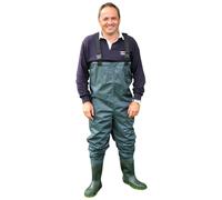 Shakespeare Sigma Wader en Nylon Imperméable avec Bottes pour Homme et Femme. pour Pêcher du Bord et en RIVière, Pêche à la Mouche
