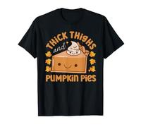 Cuisses épaisses et tartes à la Citrouille drôle Thanksgiving Automne T-Shirt