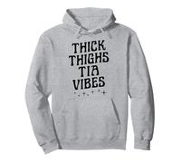 Cuisses épaisses Tia Vibes Stimulant la positivité du Corps Sweat à Capuche