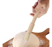 Cuisson 7,28 pouces de longueur, matériau en bois naturel, outil de glaçage uniforme, préparation des repas en intérieur, accessoires de barbecue, marinade, bricolage, pâte, revêtement, four