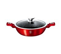 Cuisson Berlinger Haus wok en granit 32cm 4.9l Metallic Line Burgundy BH1264N
