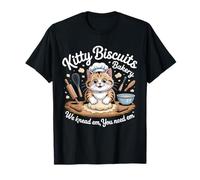 Cuisson des Biscuits pour Chat Kitty We Knead Em You Need Em T-Shirt