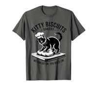 Cuisson des Biscuits pour Chat Kitty We Knead Em You Need Em T-Shirt