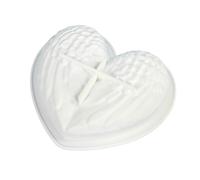 Cuisson efficace en silicone en forme de cœur ailé pour créer des mousses romantiques et des gâteaux décoratifs pour un événement spécial gâteau en forme de cœur avec aile