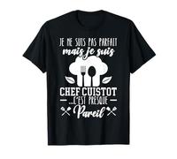 Cuistot C'est Presque Pareil Humour Chef Cadeau Cuisinier T-Shirt