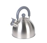 Bouilloire sifflant tous feux - Inox - 1,5L - Noir