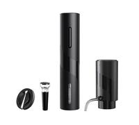 Cuisync SGS-KD-7-P Set de Décanteur à Vin Électrique en ABS - Noir