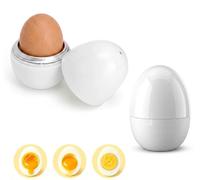 Cuit Oeuf Micro Onde, Cuiseur à œufs en Aluminium, Cuiseur à Œufs Micro-ondes Rapide Anti-Brûlure, Cuiseur oeuf Micro Ondes pour Faire Bouillir les œufs à la Coque, Cuiseur à œufs Durs et Doux