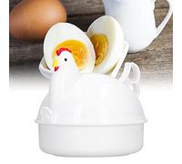 Cuit Oeuf Micro Onde, Cuiseur Oeuf Micro Ondes, Cuiseur à œUfs en Forme de Poule pour 4 œUf, pour Le Petit Déjeuner, Cuisine, le Restaurant pour Cuire les œUfs en Quelques Minutes